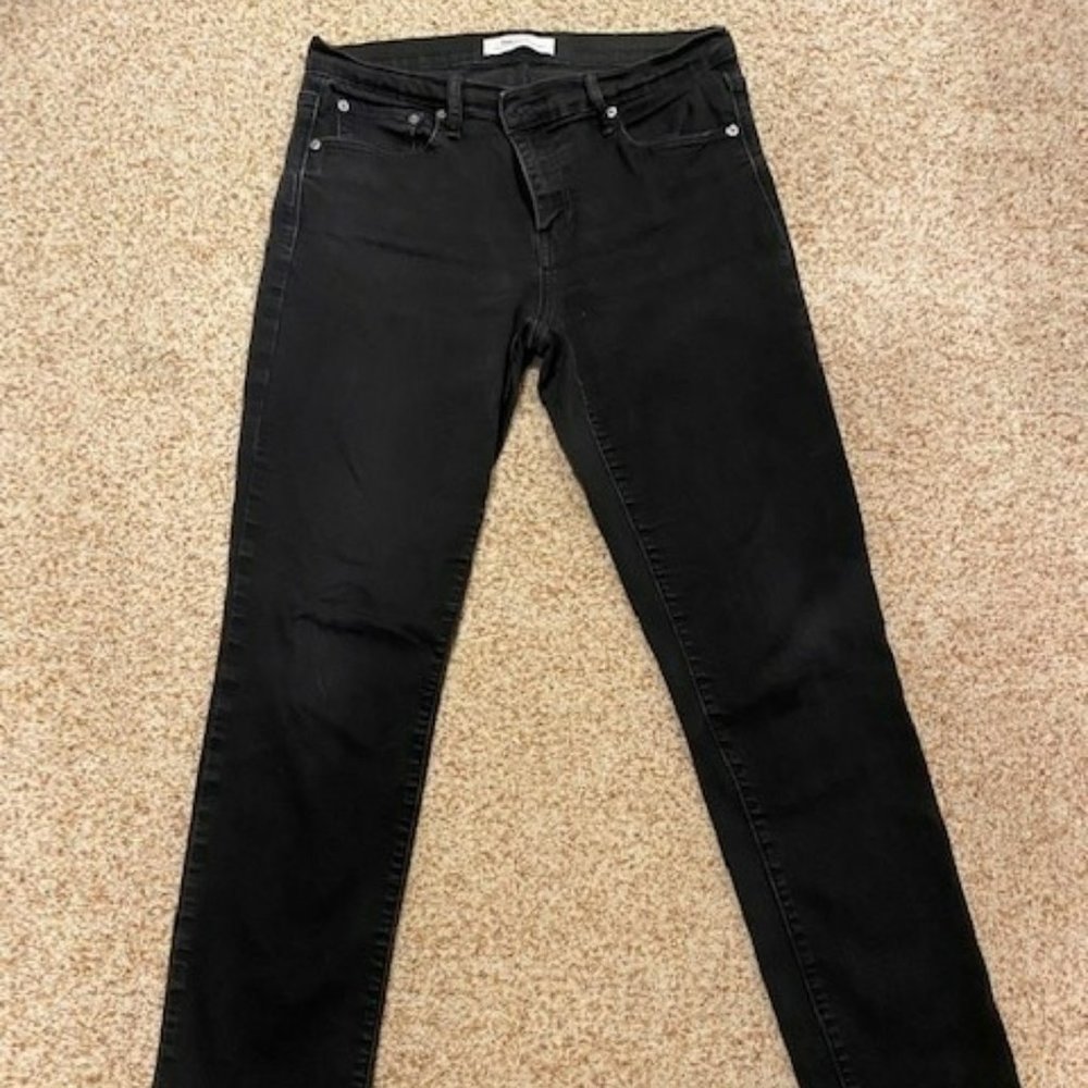 Gap Straight Leg Balck Jeans